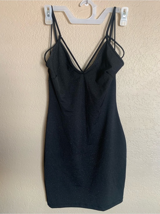 Lovely Day Dresses & Skirts - Lovely Day Black Sparkle Mini Dress
